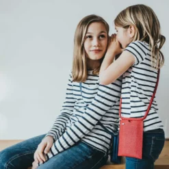 Outlet Pari Phone Pocket Red/Chilli Hunter Tasker I Læder