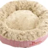 Sale rund hundeseng Astana 50x50 cm Rød Killingesenge Og Afslapningspladser - Trygge Hvilepladser Til Små Katte|Hundesenge Og Kurve Til Hunde - Bløde Og Komfortable