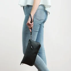 Best Shoulder Bag Como Black Hunter Tasker I Læder