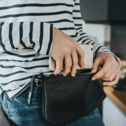 Best Shoulder Bag Como Black Hunter Tasker I Læder