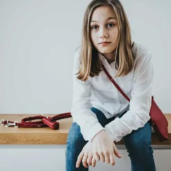 Hot Shoulder Bag Fano Chilli Hunter Tasker I Læder