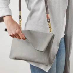 Online Shoulder Bag Lana Grey Hunter Tasker I Læder