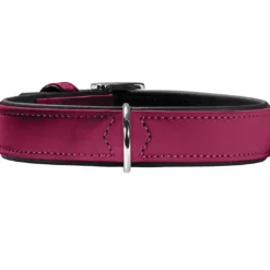 Clearance Softie hundehalsbånd 50 cm hindbær - 36-44 cm indstilling Hvalpehalsbånd - Bløde Og Sikre Halsbånd Med Perfekt Pasform Til Din Hvalp|Hundehalsbånd Med Stil - Komfort Og Sikkerhed Til Din Hund