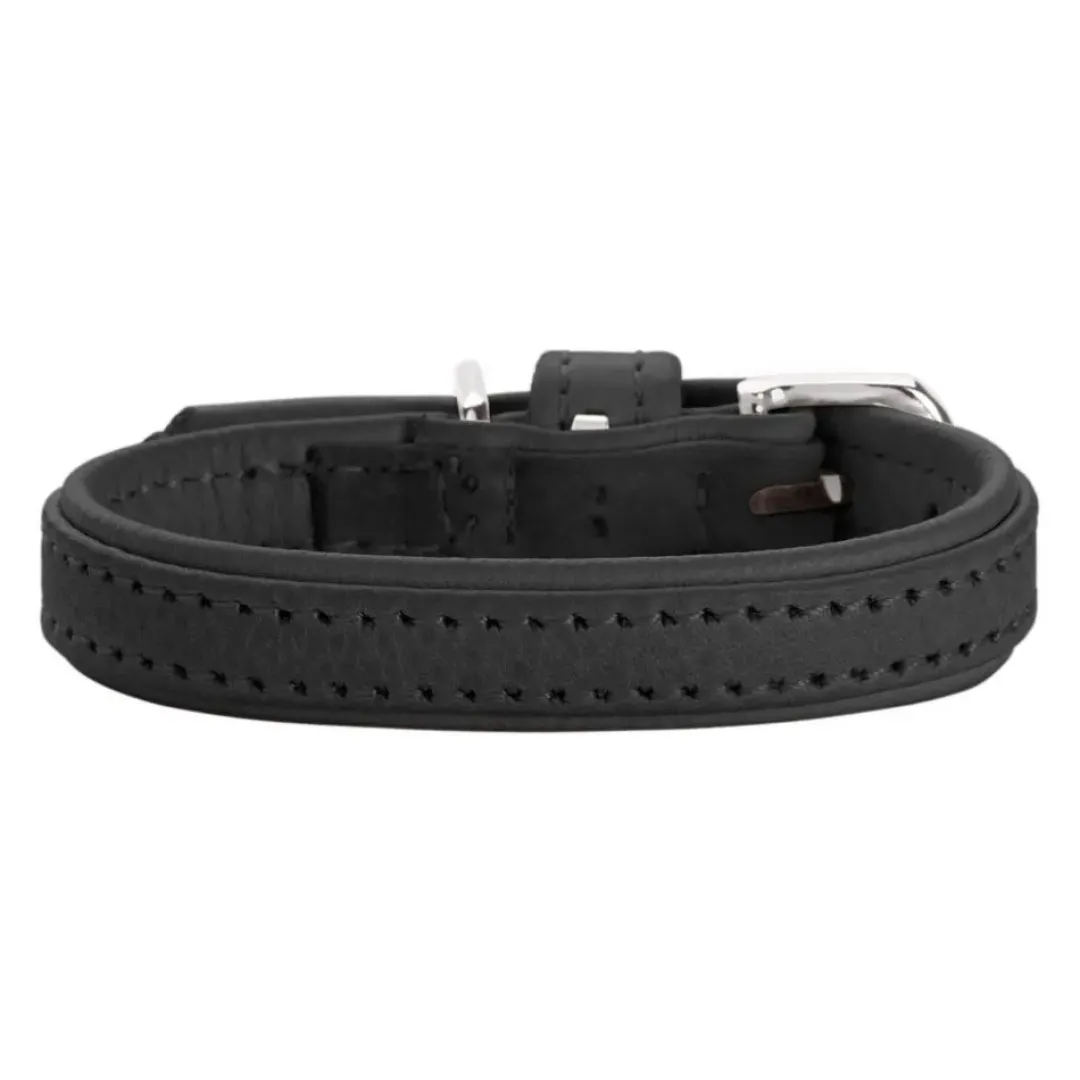Outlet Soho Mini Hundehalsbånd Sort 17-20 cm Hvalpehalsbånd - Bløde Og Sikre Halsbånd Med Perfekt Pasform Til Din Hvalp|Hundehalsbånd Med Stil - Komfort Og Sikkerhed Til Din Hund