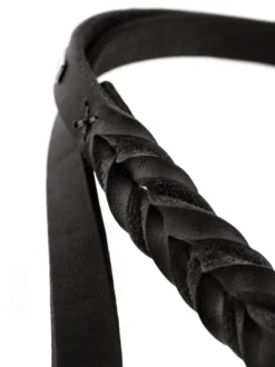New Solid Education Line 18/200 Sort Hundesnor I Mange Varianter Og Materialer|Hundesnor Til Hvalpe