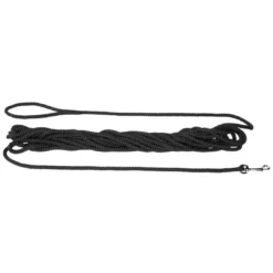 Clearance Sporline til hund 20 m i sort Hundesnor I Mange Varianter Og Materialer|Hundesnor Til Hvalpe