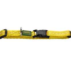Clearance Tripoli Vario Halsbånd Gul S 25-35 cm - Let og justerbart halsbånd Hvalpehalsbånd - Bløde Og Sikre Halsbånd Med Perfekt Pasform Til Din Hvalp|Hundehalsbånd Med Stil - Komfort Og Sikkerhed Til Din Hund