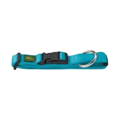 Hot Vario Plus Halsbånd Petroleumsblå L 40-63 cm - Komfortabelt og justerbart hundehalsbånd Hvalpehalsbånd - Bløde Og Sikre Halsbånd Med Perfekt Pasform Til Din Hvalp|Hundehalsbånd Med Stil - Komfort Og Sikkerhed Til Din Hund