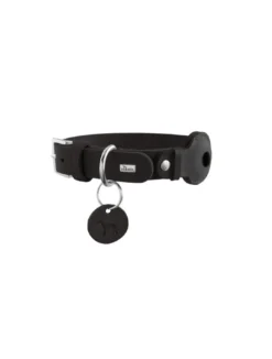 New Viborg AirTag Halsbånd Sort M-L 60 - Justerbar 47-53 cm Hvalpehalsbånd - Bløde Og Sikre Halsbånd Med Perfekt Pasform Til Din Hvalp|Hundehalsbånd Med Stil - Komfort Og Sikkerhed Til Din Hund
