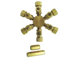 Best Ista Metal Air Flow CO2 6-VEJS REGULATOR C02-Udstyr Til Akvarier
