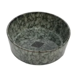 New Jasper Green Marble Ø 13 cm 350 ml Hundeskåle Til Mad Og Drikke Der Passer Til Din Hunds Behov|Hundeskåle Til Hvalpe - Praktisk, Sikker Og Nem Spisetid