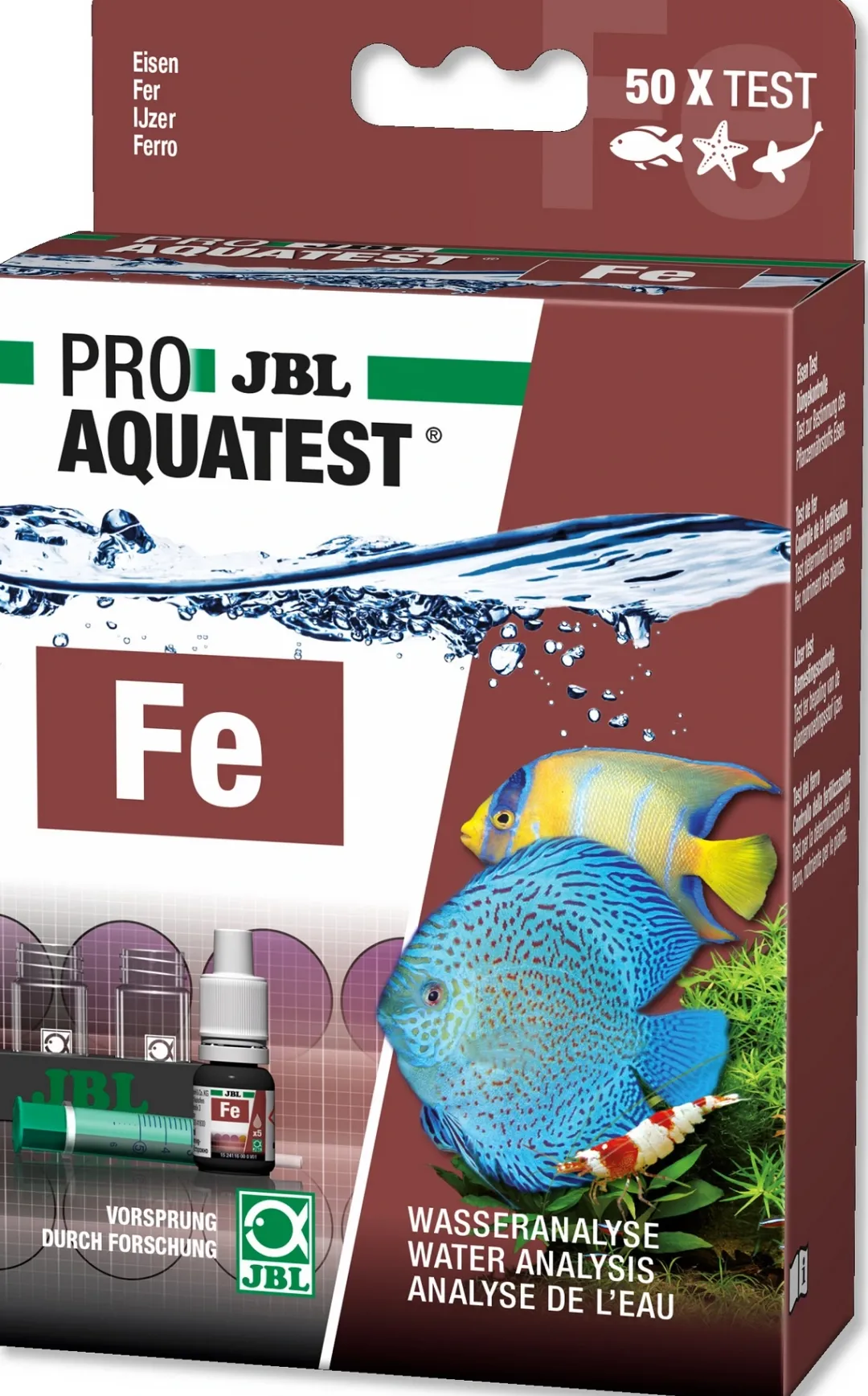 New Proaquatest FE Jern Testsæt Måleudstyr Til Akvarium