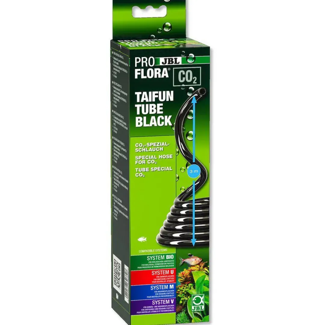 Proflora CO2 Slange i sort 3 meter C02-Udstyr Til Akvarier