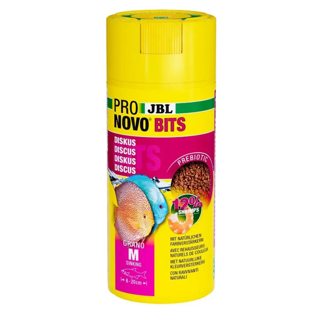 Outlet ProNovo Bits Diskus Grano M 250 ml Click Fiskefoder Til Ferskvandsfisk