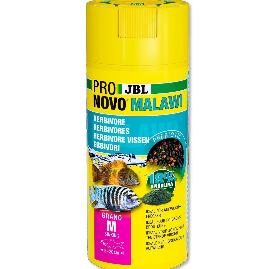 Sale ProNovo Malawi Grano M 250 ml Click Fiskefoder Til Ferskvandsfisk
