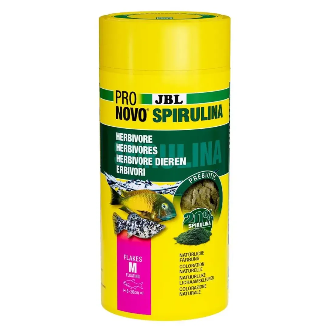 Sale ProNovo Spirulina Flakes M 1000 ml Fiskefoder Til Ferskvandsfisk