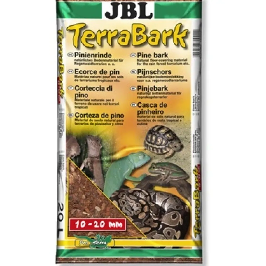 Hot TerraBark 10-20 mm 20 liter Dekoration Til Terrarier