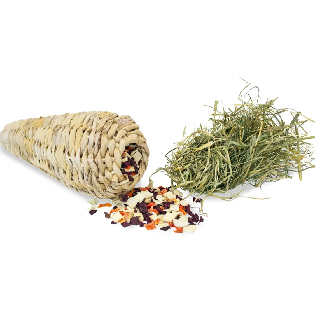 Fyldt Gulerod (Bananblade) 125 g Foder & Snack Til Gnavere & Kanin