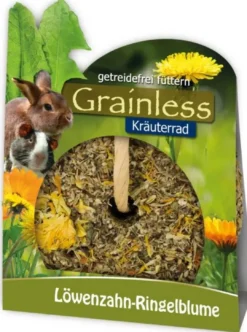 Outlet Grainless Krydderurtehjul Mælkebøtte/Morgenfrue 140g Legetøj Til Gnavere & Kaniner