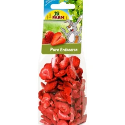 New Jordbær 20 g Foder & Snack Til Gnavere & Kanin