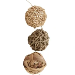 Hot Nature Ball Trio Ø 8 cm Legetøj Til Gnavere & Kaniner