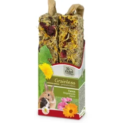 Best ys Gnaverstænger Grainless Morgenfrue og Katost 140 g Foder & Snack Til Gnavere & Kanin