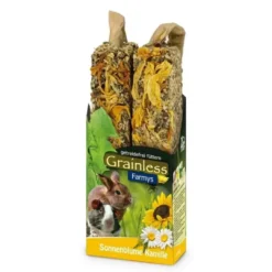 Sale ys Gnaverstænger Grainless Solsikke og Kamille 140 g Foder & Snack Til Gnavere & Kanin