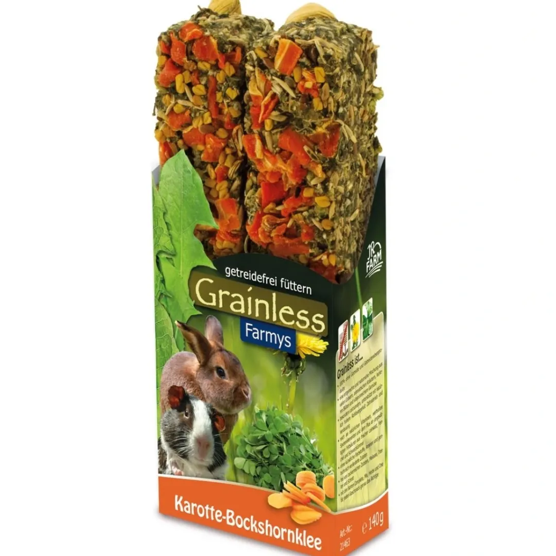 ys Grainless med Gulerod og Bukkehorn Foder & Snack Til Gnavere & Kanin