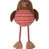 Sale Jule Robin Fugl med pivelyd - sjov bamse til hunde Hundelegetøj Til Alle Hunde Leg Og Aktivering Året Rundt|Legetøj Til Hvalpe - Sjov Leg, Aktivering Og Tryghed Fra Første Dag
