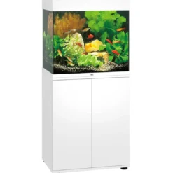 Discount Lido 120 liter Hvid 61x41x58 cm Akvarier
