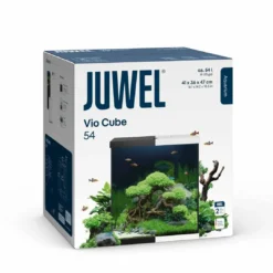 Sale Vio Cube 54 Sort 41x36x47 cm Akvarier