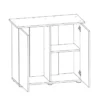 Online Juwel Akv. Bord/skab Sbx 125 Eg 81x36x73 cm Rio 125 Liter Akvarieborde Og Akvariereoler