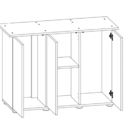 Hot Juwel Akv. Bord/skab Sbx Hvid 151x51x80 cm Rio 450 L Akvarieborde Og Akvariereoler