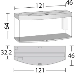 Best Juwel Aquarium VISION 260 LED Hvid Akvarier