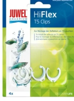 Discount Juwel Reflektorclips HiFlex 4 stk. T5 i plast 16 mm Reservedele Til Akvarier