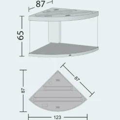 Best Juwel Trigon 350 Sort Akvarium Akvarier