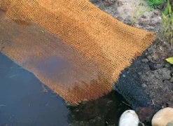 Kantmåtte Natur 50 x 1 meter Folie Og Filt Til Havedam