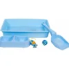 Clearance Kattekilling Starterkit Kattebakke Blå 37x27 cm Kattetoiletter Og Kattegrus|Killingetoilet Og Grus Til Killinger - Nem Renlighed Fra Start