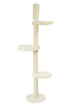 Outlet Kattens no 1 Eiffel Cream 222-237 cm Kradsetræer Og Klatremøbler Til Kat|Kradsetræ Til Killinger - Leg Træning Og Klopleje I Et