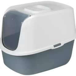 New Kattetoilet Just Eazy i mørk grå Kattetoiletter Og Kattegrus|Killingetoilet Og Grus Til Killinger - Nem Renlighed Fra Start