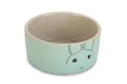 Discount Keramikskål mint/grå 12 cm Drikkeflasker & Foderskåle Til Gnavere & Kaniner