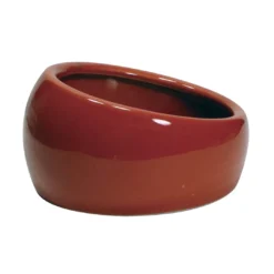 Online Keramikskål Terracotta 13,5 cm Drikkeflasker & Foderskåle Til Gnavere & Kaniner