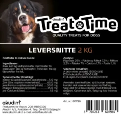Discount Klassisk favoritgodbidder Leversnitte 2 kg - træningssnacks til hunde Hundeguf Og Tyggeben Til Hunde