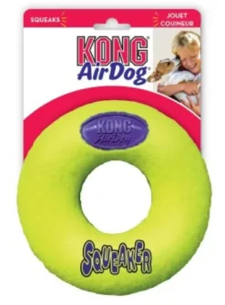 New Air Squeaker Donut M - sjovt pivelegetøj i donutform Hundelegetøj Til Alle Hunde Leg Og Aktivering Året Rundt|Legetøj Til Hvalpe - Sjov Leg, Aktivering Og Tryghed Fra Første Dag