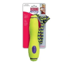Hot Air Squeaker Stick med reb L - pivelegetøj med reb Hundelegetøj Til Alle Hunde Leg Og Aktivering Året Rundt|Legetøj Til Hvalpe - Sjov Leg, Aktivering Og Tryghed Fra Første Dag