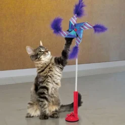 Hot Cat Connects Switch Teaser Pinwheel Killingelegetøj - Sjov, Træning Og Aktivering For Killinger|Kattelegetøj