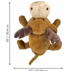 Best Cozie Marvin Moose Jumbo XL - kæmpe bamse til store hunde Hundelegetøj Til Alle Hunde Leg Og Aktivering Året Rundt|Legetøj Til Hvalpe - Sjov Leg, Aktivering Og Tryghed Fra Første Dag