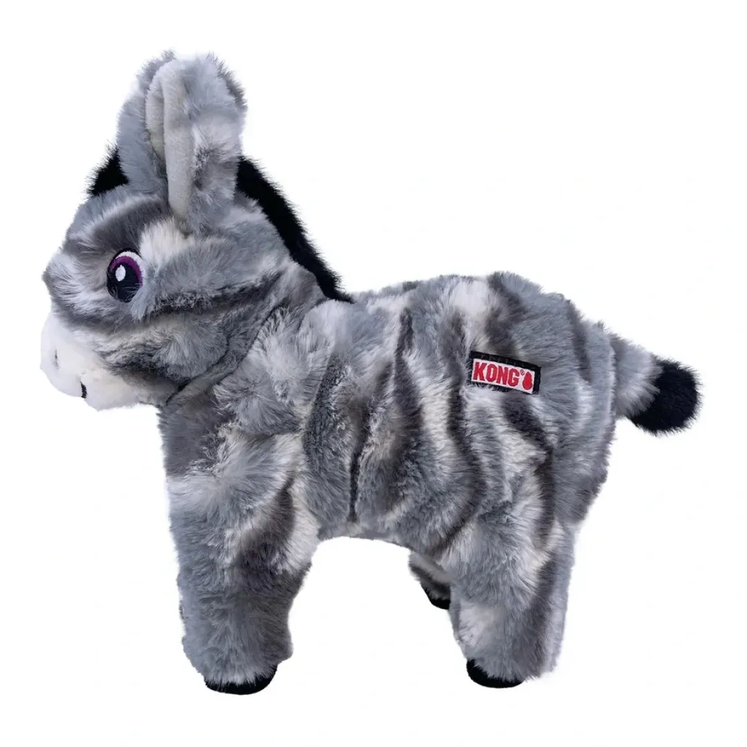 Clearance Low Stuff Stripes Donkey 25x27x8,5 cm - æsel bamse til hunde Hundelegetøj Til Alle Hunde Leg Og Aktivering Året Rundt|Legetøj Til Hvalpe - Sjov Leg, Aktivering Og Tryghed Fra Første Dag