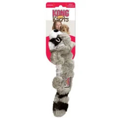 New Scrunch Knots Raccoon Grå S/M 23 cm - vaskebjørn med reb Hundelegetøj Til Alle Hunde Leg Og Aktivering Året Rundt|Legetøj Til Hvalpe - Sjov Leg, Aktivering Og Tryghed Fra Første Dag