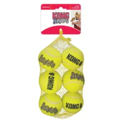 Clearance Squeakair tennisbold 6 stk - sjove pivbolde til hundeleg Hundelegetøj Til Alle Hunde Leg Og Aktivering Året Rundt|Legetøj Til Hvalpe - Sjov Leg, Aktivering Og Tryghed Fra Første Dag